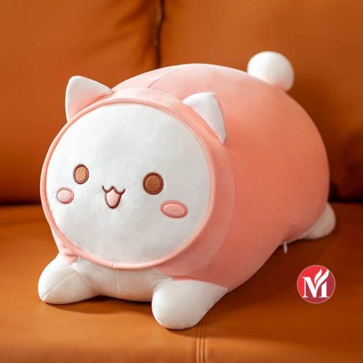 Gấu bông Shiba Inu mèo màu hồng