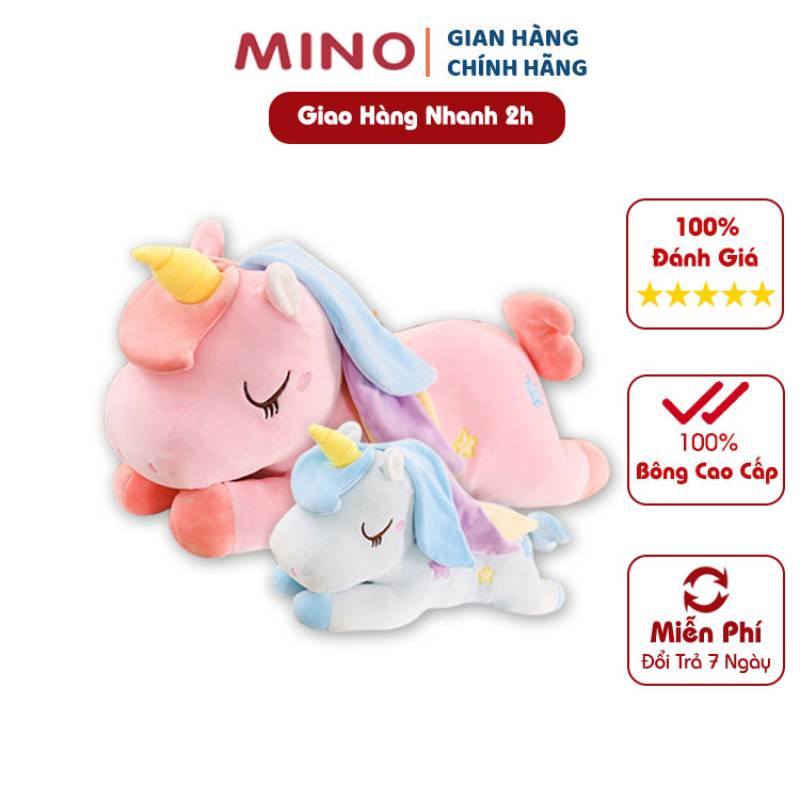 gấu bông ngựa Pony 1 sừng chính hãng Mino