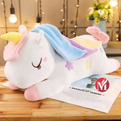 Ngựa bông Pony một sừng màu trắng 60cm