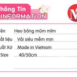 Thông tin chi tiết sản phẩm gấu bông Mino
