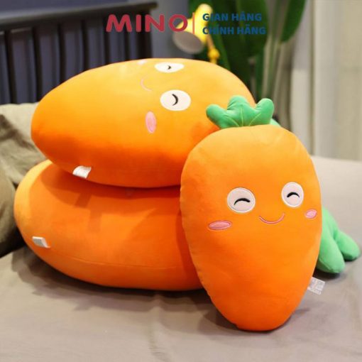 Sản phẩm cà rốt nhồi bông chính hãng của Gấu bông Mino