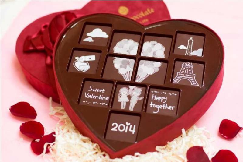 Quà tặng socola cho bạn gái dịp Valentine 